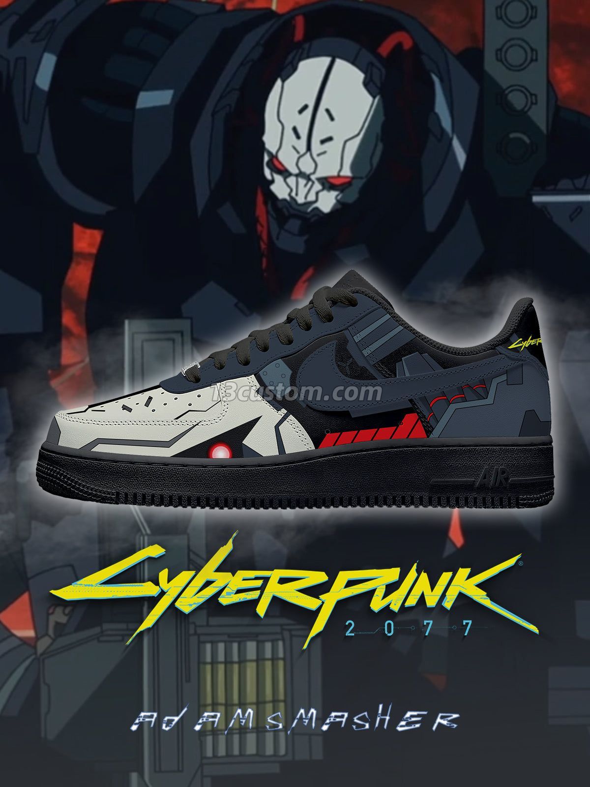 Adam Smasher V.1 Custom Sneakers