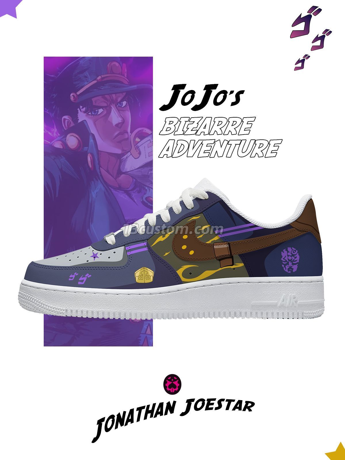 Jonathan Joestar Custom Sneakers