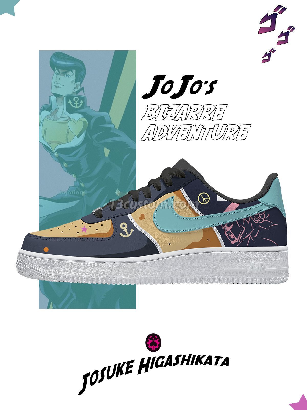 Josuke Higashikata Custom Sneakers