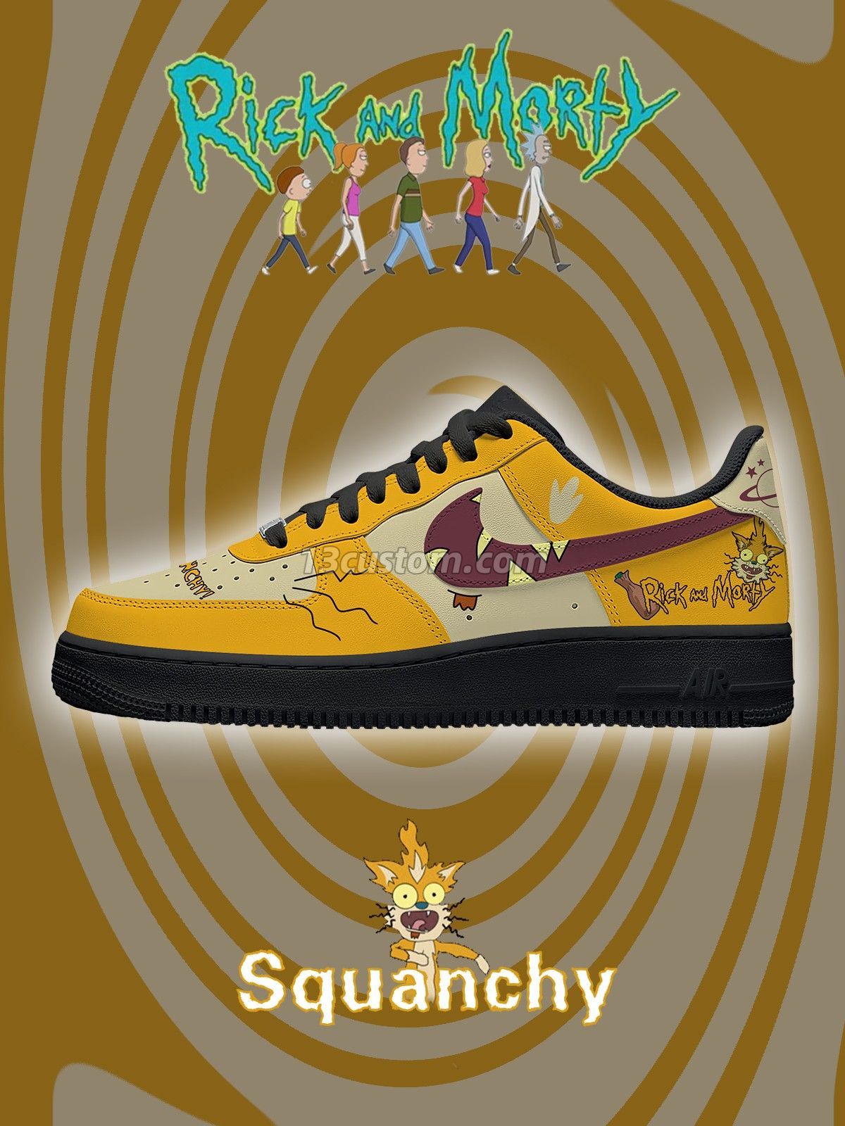 Squanchy V.1 Custom Sneakers