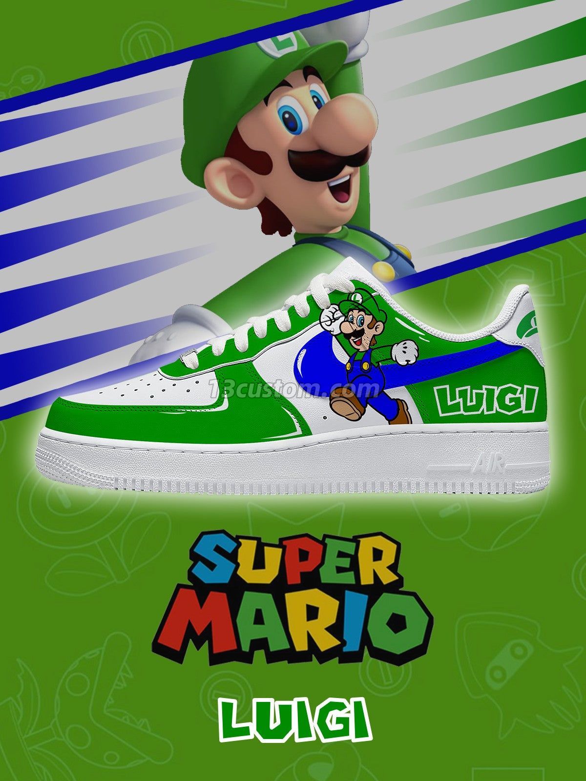Luigi V.1 Custom Sneakers