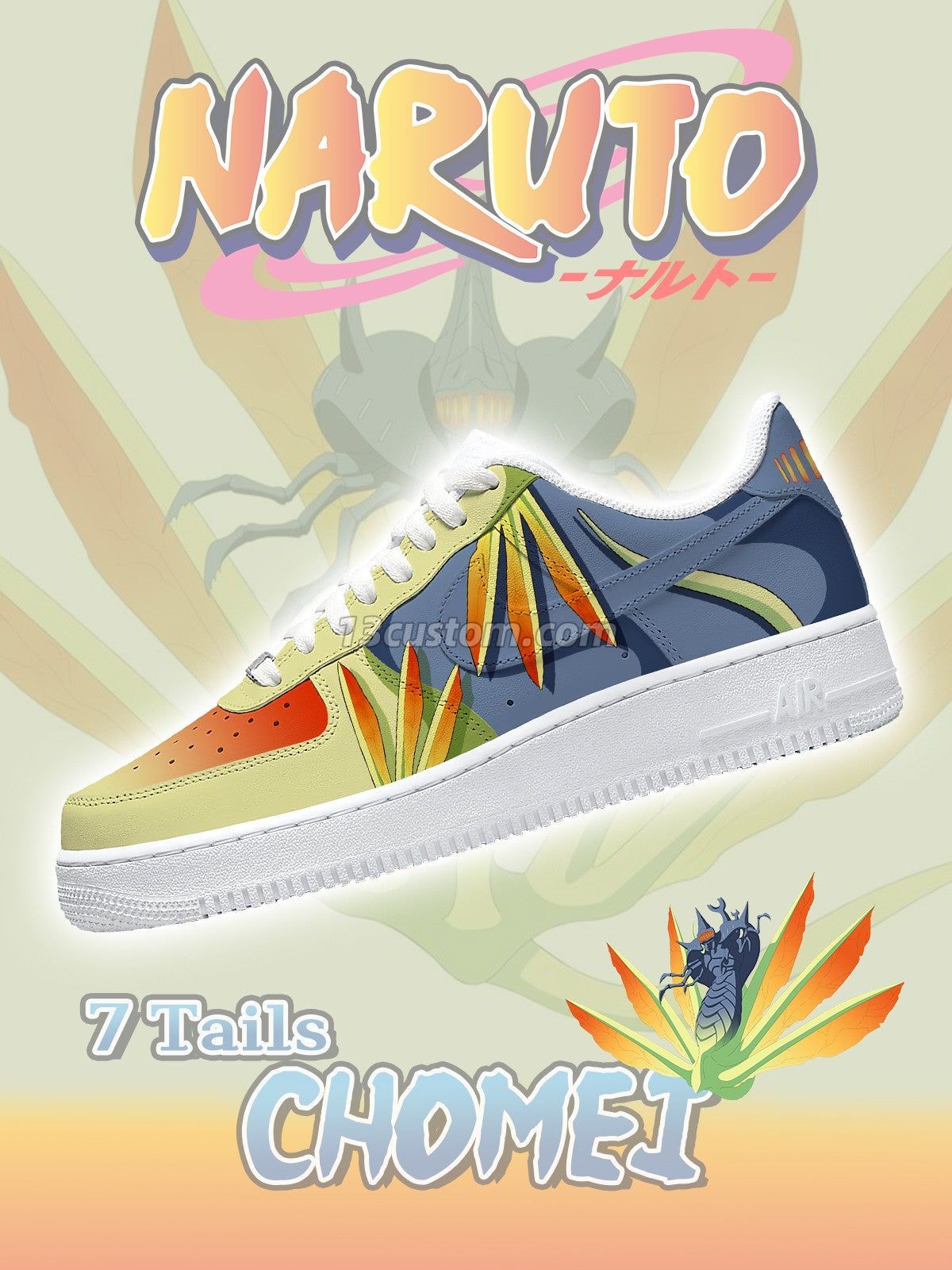 Seven-Tails Chomei Custom Sneakers