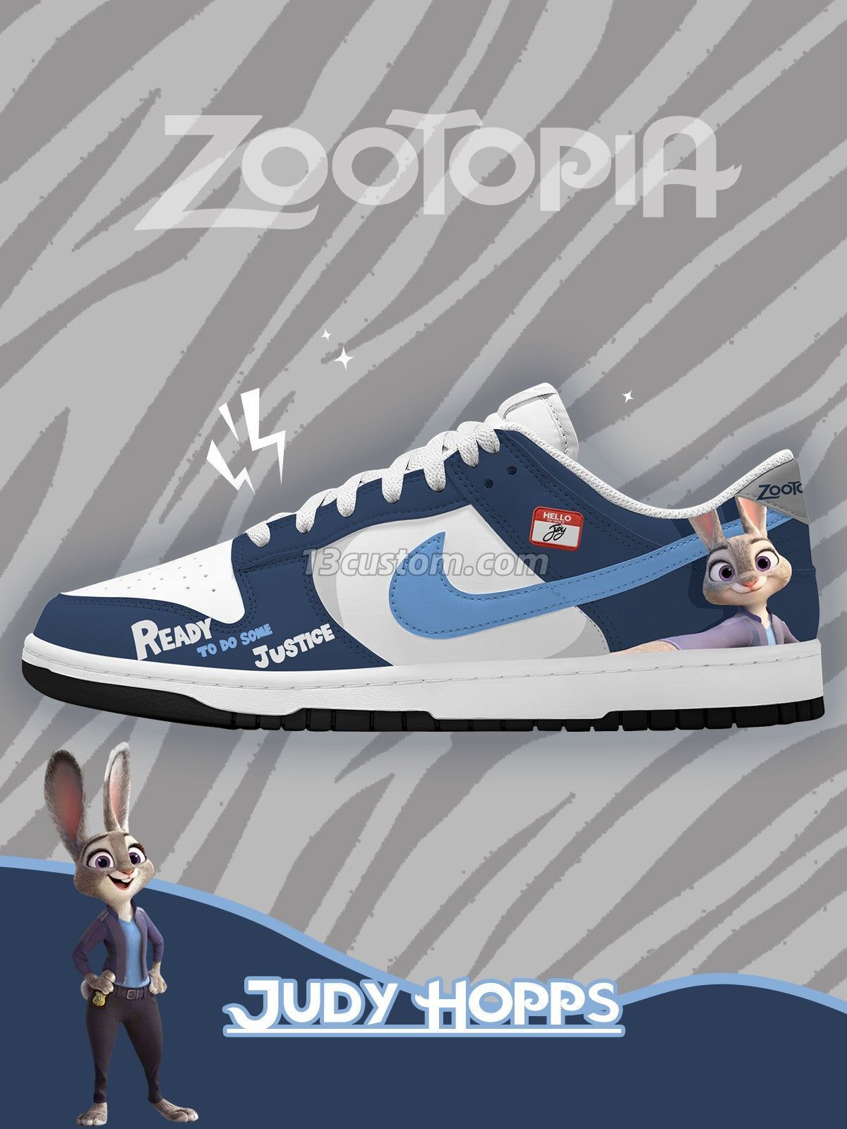 Judy Hopps V.1 Custom SB-Style Sneakers