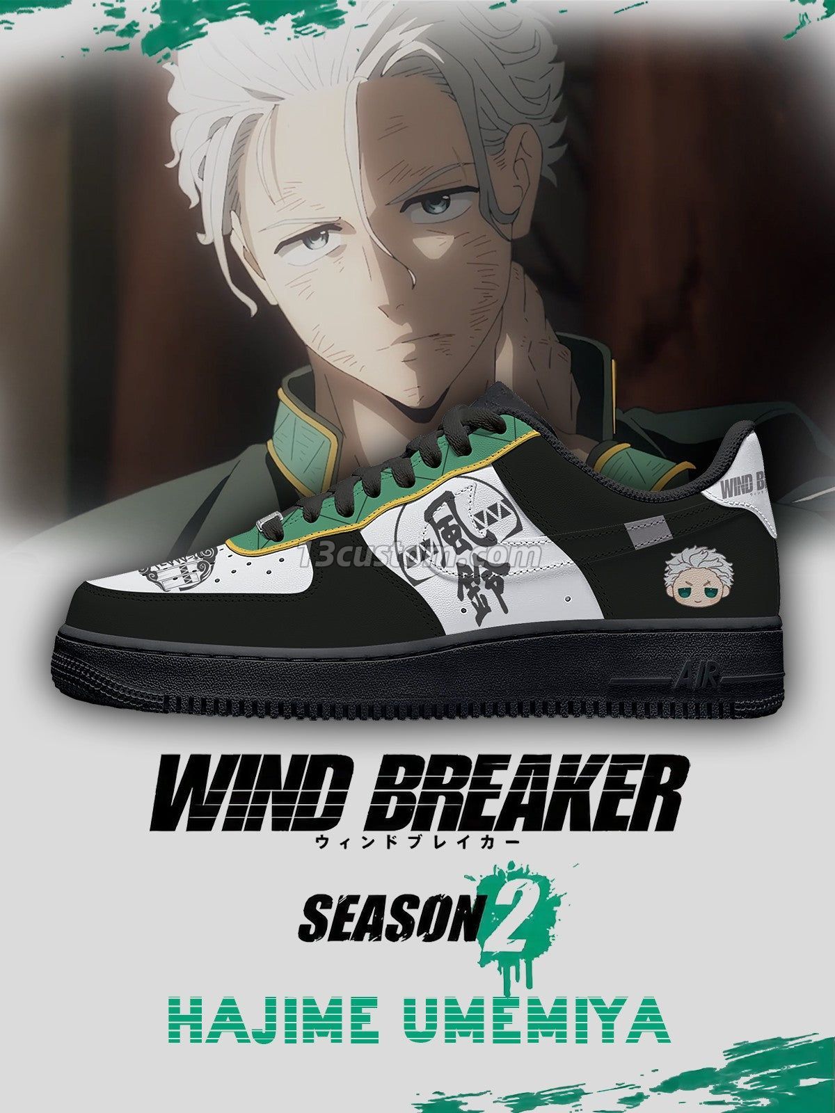 Hajime Umemiya V.1 Custom Sneakers