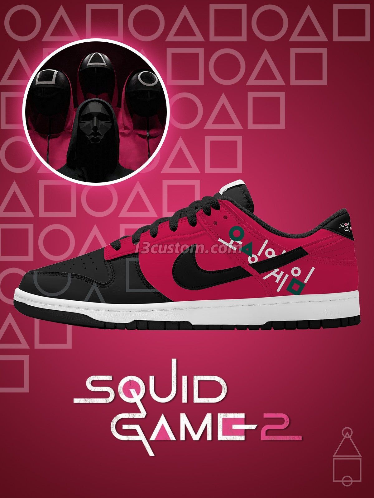Guards V.2 Custom Court-Low Sneakers