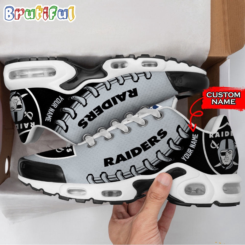 NFL Las Vegas Raiders Custom Air Max Plus Shoes