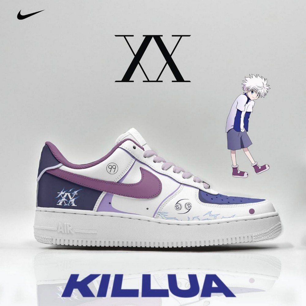 Killua Zoldyck Hunter X Hunter AF1 Shoes